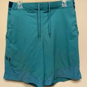 Teal Under Armour Heatgear Athletic/Basketball Shorts